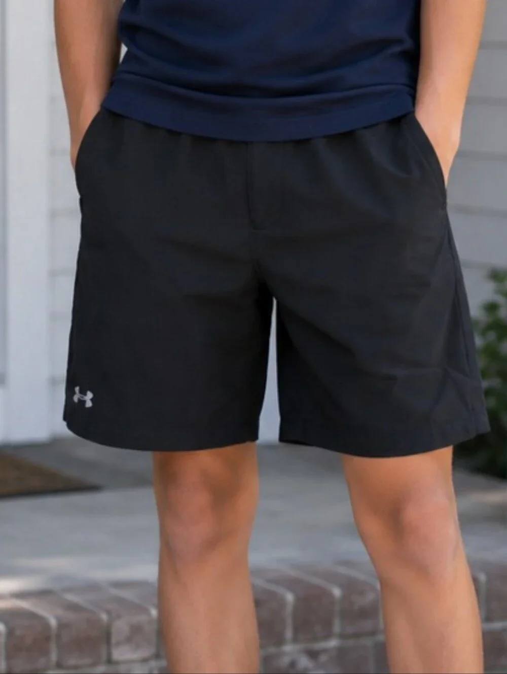 Under Armour Youth Size Large, Adjustable Waist, Black, Zip & Button, YL